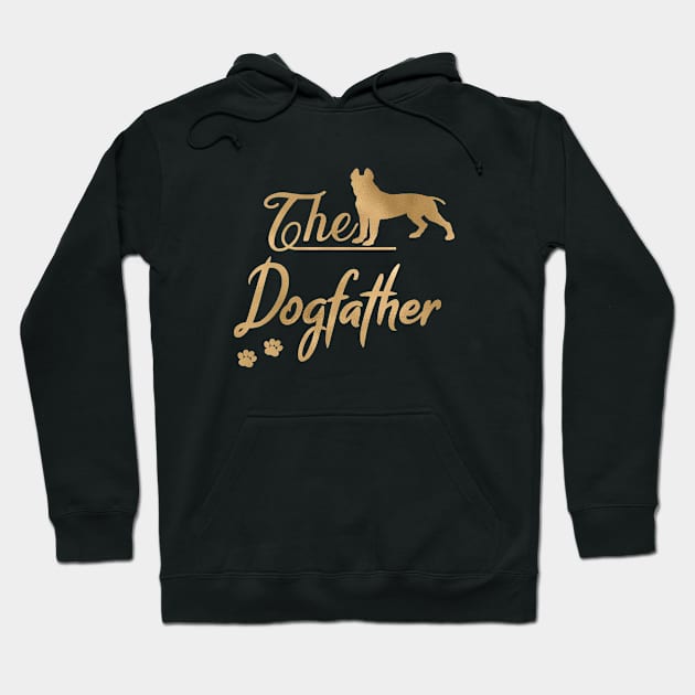 The Pit Bull Terrier Dogfather Hoodie by JollyMarten